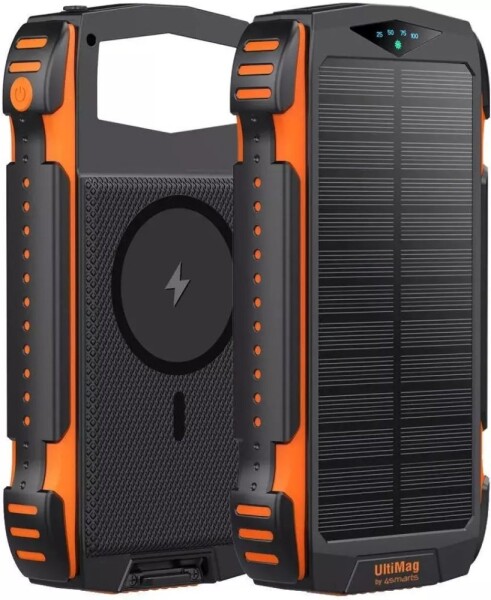 4smarts 4smarts Solar Powerbank TitanPack UltiMag 20000mAh, schwarz
