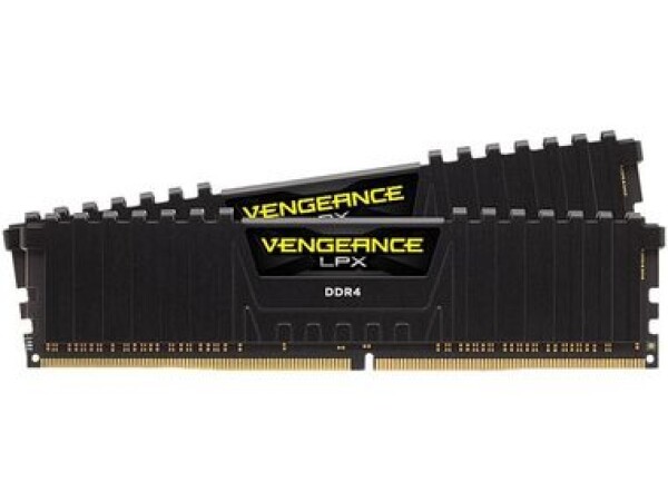 Corsair Vengeance LPX Black 64GB (2x32GB) 3000MHz / DDR4 / PC4-24000 / CL16-20-20-38 / 1.35V / XMP2.0 / s chladičom (CMK64GX4M2D3000C16)