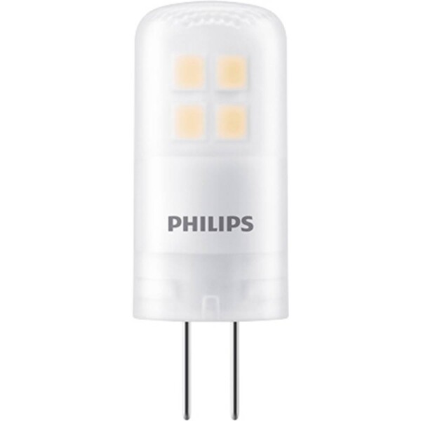 Philips Lighting 76763100 LED En.trieda 2021 F (A - G) G4 pinová objímka 1.8 W = 20 W teplá biela (Ø x d) 1.3 cm x 3.5 cm 1 ks; 76763100