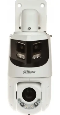 Dahua SDT4E425-8P-GB-APV1 biela / Vonkajšia Panorama + PTZ IP kamera / 8 Mpx 180 ° + 4 Mpx 25x zoom / IR 100 m / IP66 / PoE + (53235)