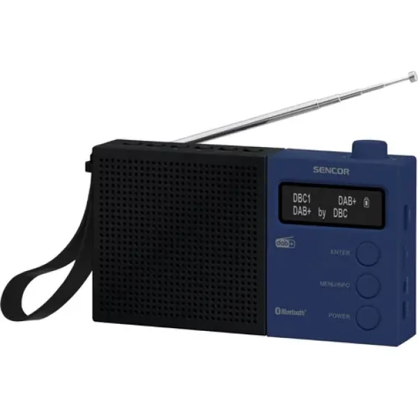 Sencor SRD 7760BB čierna / Prenosné rádio / DAB+ / FM / Bluetooth / USB (8590669391301)