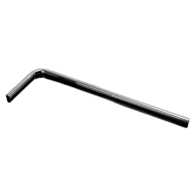 Barrow Medená pevná trubica 16/14 dĺžky 630mm - koleno 90 ° čierna (TDWG-16)