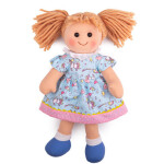 Bigjigs Toys Látková bábika Olivia 34 cm