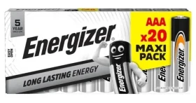 Energizer Everyday AAA (LR03) / Batérie / Alkalické / 20 ks (EE010)