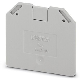 End cover D-UT 16 3047206 Phoenix Contact; 3047206