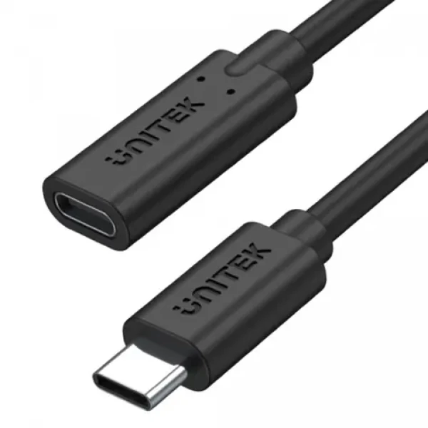 Unitek C14086BK-1M / Predlžovací kábel USB-C / USB 3.2 Gen 2 / 10 Gbps / 4K / PD 100 W / 1 m (C14086BK-1M)