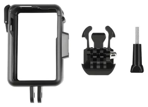 Puluz PU883B čierna / Držiak / DJI OSMO Action 5 Pro, 4, 3 / Cold shoe / Otvorený ochranný rám (PU883B)
