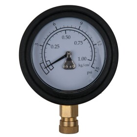 KS Tools 150.2327 Manometer Ø 75,0 mm, 0 - 1 bar s 1/4" rýchlospojkou; 150.2327