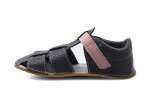 EF Barefoot sandále Ef Šedá s ružovou 26 EUR