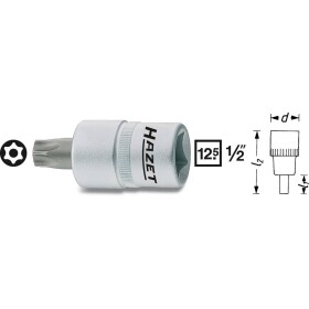 Hazet HAZET nástrčný kľúč 1/2 (12.5 mm) 992-T45H; 992-T45H