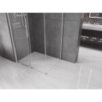 MEXEN/S - Velár sprchovací kút, posuvné dvere 90 x 70, transparent, chróm 871-090-070-01-01