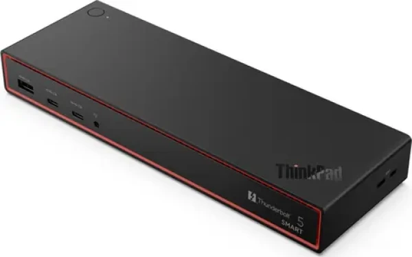 Lenovo ThinkPad Thunderbolt 5 SMART Dock čierna / Dokovacia stanica / Thunderbolt 5 / 180W PD / 2x DP + HDMI / RJ-45 (40BA0265EU)