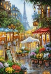 Castorland 120435 Jarné kvety v Paríži