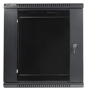Lanberg WF01-6412-10B čierna / Nástenný rozvádzač / 19" / 12U / 600×450 mm (WF01-6412-10B)