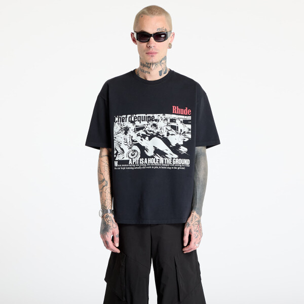 Tričko Rhude Champions Du Monde Tee Vintage Black S
