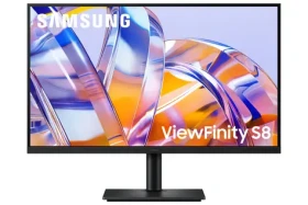 27" Samsung ViewFinity S27H804UAU čierna / Monitor / IPS / 3840 x 2160 / 16:9 / 350cd-m2 / HDMI + DP / USB hub / LAN (LS27H804UAUXEN)