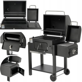 Toya LUND DELUXE CHARCOAL GRILL WITH SMOKER