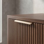 REA - Kúpeľňová skrinka pod umývadlo Core 80cm Brown REA-M0412