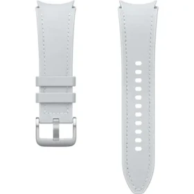 Samsung Hybridný remienok z eko kože 20 mm (S/M) strieborná (ET-SHR95SSEGEU)