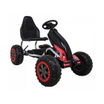 Mamido Detská šliapací motokára Monster Strong čierna