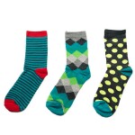 Ponožky chlapčenské, 3pack, Pidilidi, PD0123, kluk - 38-39