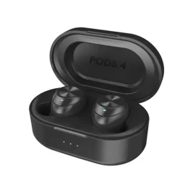 Niceboy Pods 4 čierna / Bezdrôtové slúchadlá s mikrofónom / Bluetooth 5.0 / IPX5 / nabíjacie púzdro (hive-pods-4)