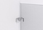 CERANO - Sprchová zástena Walk-in Orbis - Pravá - 8 mm - chróm, mliečne sklo - 100x200 CER-999923