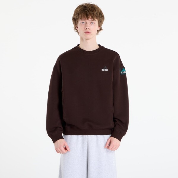 Mikina adidas Equipment Rib Crewneck Sweatshirt Aurora Coffee M