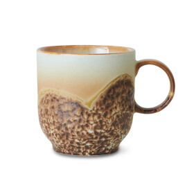 HK living Kameninový hrnek café mug 70's Shell 250 ml