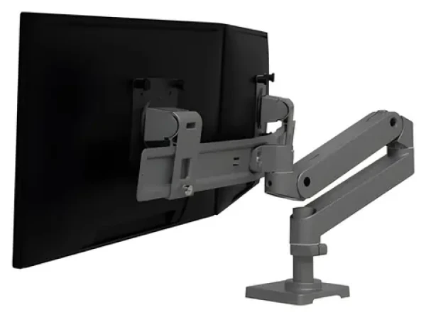 Ergotron LX Pro Desk Dual Direct Arm sivá / Stolné rameno pre 2 monitory (45-684-293)