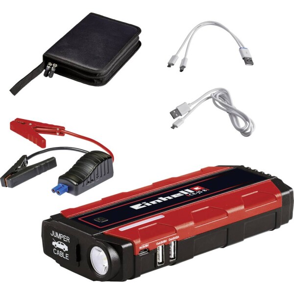 Einhell systém na rýchle štartovanie auta CE-JS 8 1091511 Pomocný štartovací prúd (12 V)=200 A USB zásuvka 2x , režim štartovanie aj bez autobatérie,; 1091511 - Einhell CE-JS 8