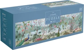 INTERDRUK Panoramatické puzzle Secret Garden: Vtáčí svet