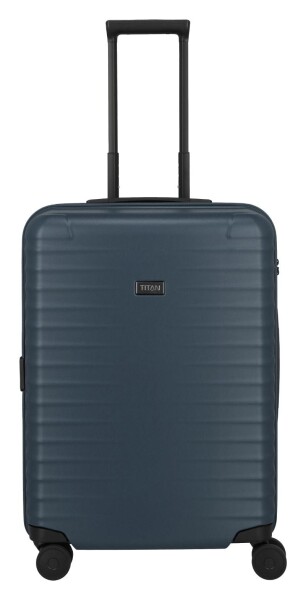 Stredný škrupinový kufor Titan Upgrade M Midnight blue