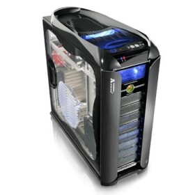 THERMALTAKE VH600LBWS Armor+ LCS / BigTower / vodné chladenie / Bez zdroja / E-ATX, ATX / priehľadná bočnica / čierna (VH600LBWS)