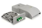 Digitus FTTH prípojková skriňa / Prípojková skriňa / 3x LC/ APC Duplex / Sivá / 256x122x59 mm (DN-949103)