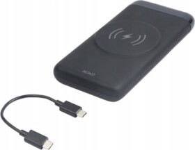 Deltaco Išorinė baterija DELTACO, belaidis, 10 000 mAh, 1x USB-A, 1x USB-C PD, mag. / PB-Q1003
