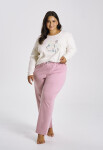 Taro Monica 3470 pyžamo dĺžka/r 2XL-4XL Z25/26 dámske krém XXL