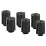 Thermal Grizzly DeltaMate MF28 čierna / Predlžovací kábel / vodné chladenie / G1/4" / sada 6 ks (TG-DM-FIT-6008)