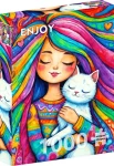 ENJOY Puzzle Ty ma dopĺňaš /1000 dielikov/ od 14 rokov