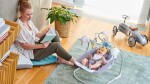 KINDERKRAFT Lehátko hojdacie Minky Mint 0m+, do 9 kg "Poškodený obal"