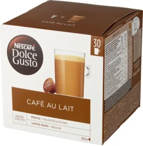 NESCAFÉ Dolce GUSTO Café au Lait / Káva v kapsule / 30 ks / Intenzita 7 (S0429561)