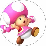 Jedlý papier Super Mario Toadette 19,5 cm - Pictu Hap - Pictu Hap