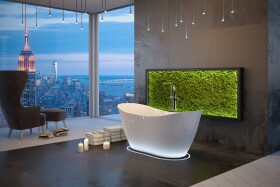 BESCO - Voľne stojaca vaňa VIYA biela - Rozmer vane - 170 × 72 cm VANAND17W