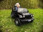 Mamido Mamido Elektrické autíčko Jeep Wrangler Rubicon 4x4 čierne