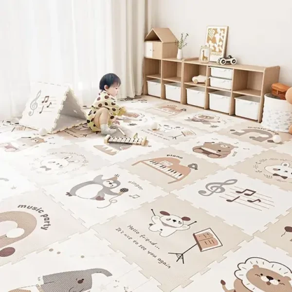 2Kids Toys Podložka na hranie Zvieracia párty / 9 dielov / od 6 mesiacov (2D98254)