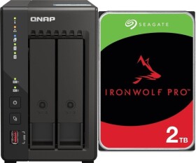 Qnap TS-253E-8G + Seagate IronWolf 2TB (ST2000VN003)