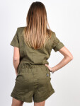 Fox Wrenching Romper FATIGUE GREEN dámske šaty krátke - XS