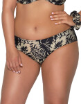 Dámske brazílske plavky SF 185/5/B Mocca with Black - Ava 3XL béžová s černou