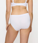 SENSE OF MODAL - Midi nohavičky pre hladkú siluetu (2 ks) Triumph WHITE XL