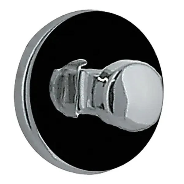 Spirella DOT háčik na uteráky 2 ks čierny-strieborný / ABS / samolepiaci / 35 mm (7610583203786)